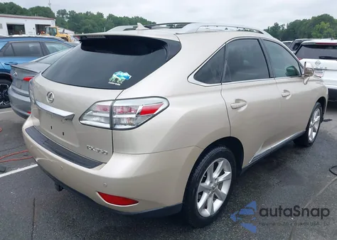 2011 Lexus Rx 350 from USA, damaged, VIN 2T2BK1BA0BC108136